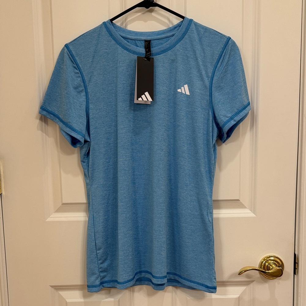 NWT Adidas Sky Blue Short Sleeve Tee